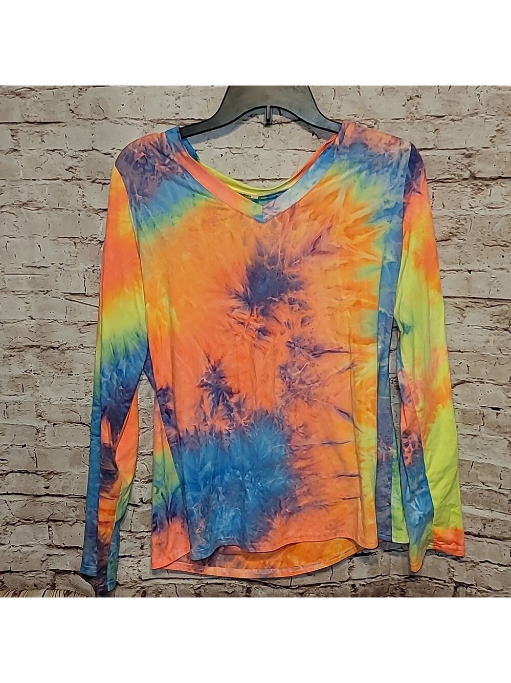 Shein long sleeve tee tye dye large lk New